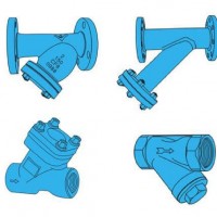 鑄制法蘭Y型過濾器