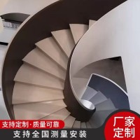 loft公寓工程樓梯 歐式復式躍層旋轉梯 噴漆均勻